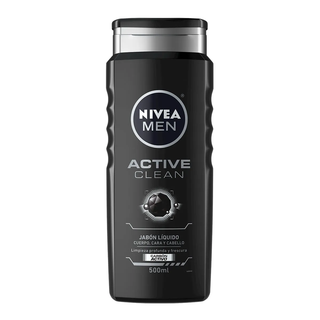 Nivea Active Clean Body Wash, Deep Clean, With Natural Charcoal