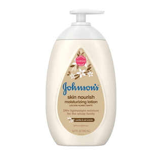 Johnson's Baby Skin Nourish Moisturizing Body Lotion, Vanilla & Oat Scents, 16.9 Fl. Oz