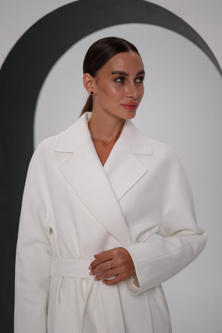 Cambridge Comfort Wraparound Wool Cashmere Coat