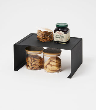 Stackable Countertop Shelf - Two Sizes - Steel - By Baano