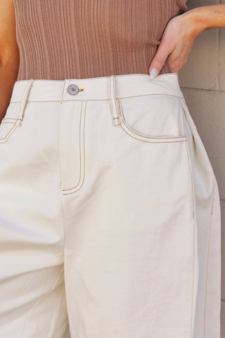 WATCHING THE WIND WOVEN BERMUDA SHORT - By Baano