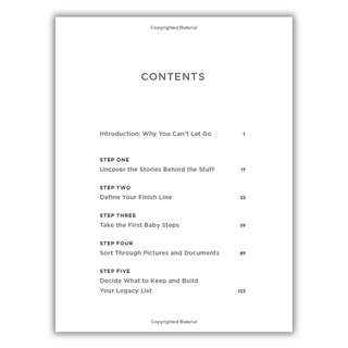 Keep the Memories, Lose the Stuff: Declutter, Downsize, and Move Forward with Your Life (Spiral Bound) - By Baano