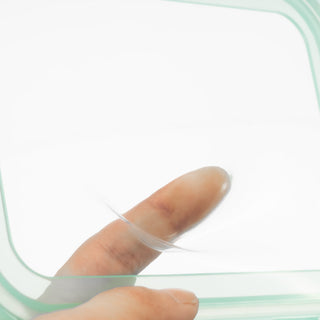 Glass Containers with Flexible Silicone Lids - Set of 3