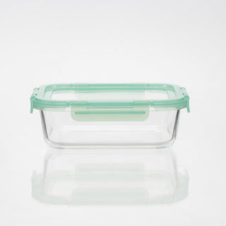 Glass Containers with Flexible Silicone Lids - Set of 3