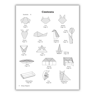 Easy Origami (Dover Origami Papercraft) over 30 simple projects (Spiral Bound) - By Baano