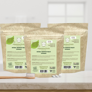 Value Pack Natural Peppermint Toothpaste Tablets Bundles - By Baano