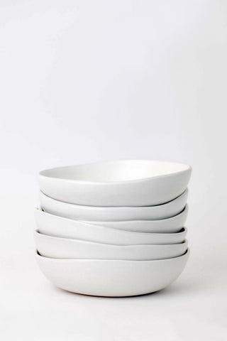 Drift Bowl - Matte White - Set of 6