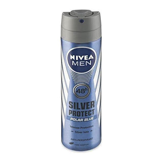Nivea Men Silver Protect Polar Blue 48 Hr Anti-perspirant Spray 150 Ml