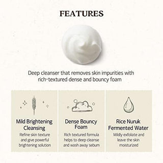 SKINFOOD Rice Daily Brightening Cleansing Foam