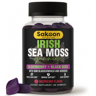 Sea Moss Gummies With Elderberry & Black Seed Oil - By Baano