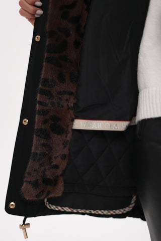 Genuine Scandinavian Mink Fur Parka with Rabbit Fur Insulation