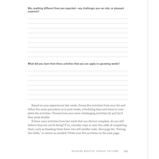 Retrain Your Brain (Cognitive Behavioral Therapy in 7 Weeks: A Workbook for Managing Depression and Anxiety) (Spiral Bound) - By Baano