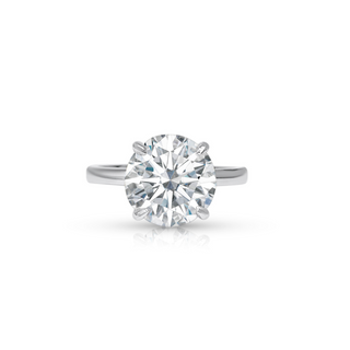3.0ct Round Brilliant Cut Moissanite Solitaire Engagement Ring Ring Deluxe Fine Jewelry