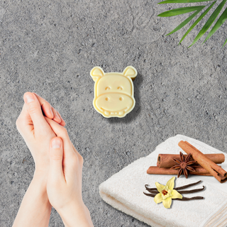 Hippo Head Shaped Lotion Bar - By Baano