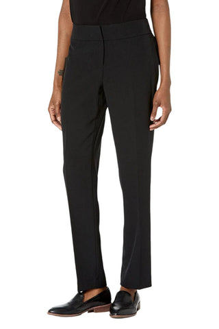 Le Suit Windowpane Pattern 6 Button Hook Closure Jacket with Button Hook Zipper Closure Crepe Pants Suit (Two Piece Set) - Glamourous Grace