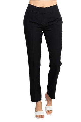 Le Suit Shawl Collar Long Sleeve Mini Herringbone Piping Detail Flap Pockets Jacket with Mid Waist Button Zipper Closure Pockets Slim Pants (Two Piece) - Glamourous Grace