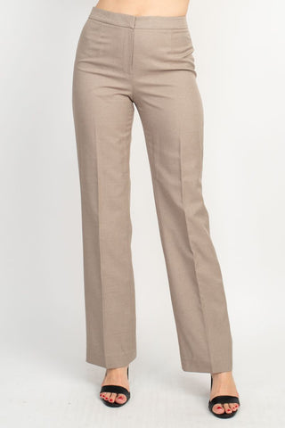 Le Suit Petite Two Piece Mélange Jacket And Pant Set - Glamourous Grace