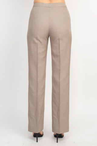 Le Suit Petite Two Piece Mélange Jacket And Pant Set - Glamourous Grace