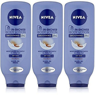 Nivea Body Lotion, In Shower, Smoothing, Shea Butter 13.5 Oz