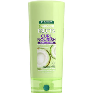 Garnier Fructis Curl Nourish Paraben-free Conditioner Infused With Coconut Oil & Glycerin - 21 Fl Oz