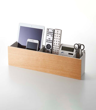 Desk Organizer - Large - Steel + Wood - By Baano