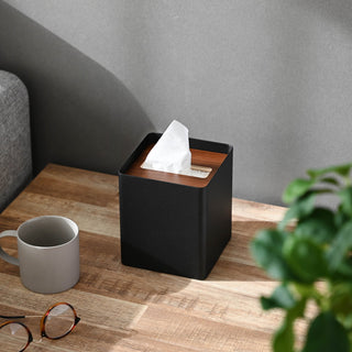 Tissue Box Cover - Square - Steel - By Baano