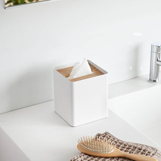 Tissue Box Cover - Square - Steel - By Baano