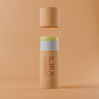 ILIKA Lip balm Organic, Vegan, Plastic-free, 100% Plant-based, 2X Volume, COSMOS Certified Organic, PETA Certified Vegan & Cruelty-Free, 2 Pack, Orange Tangerine - By Baano