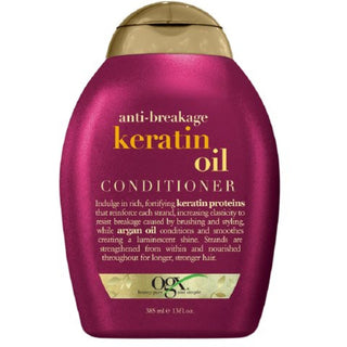 OGX Anti-Breakage Keratin Oil Conditioner For Dry, Damaged Hair - Anti-Frizz - 13 Fl Oz