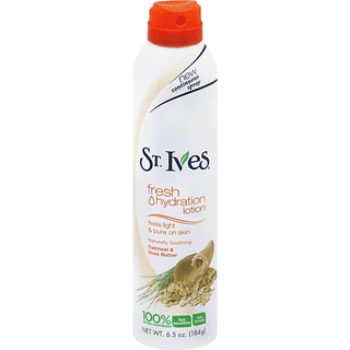 St. Ives Naturally Soothing Oatmeal Shea & Butter Fresh Hydration Lotion Spray 6.5 Oz