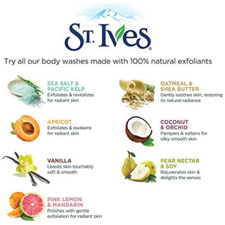 St. Ives Purifying Sea Salt & Pacific Kelp Body Wash - 400ml