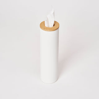 Round Tissue Case - Steel + Wood - By Baano