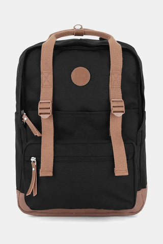 Himawari Waterproof Canvas Backpack With Side Pockets