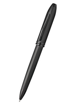 Townsend® Black PVD Micro-knurl Ballpoint Pen - By Baano