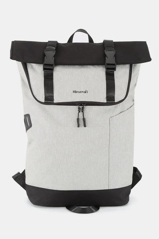 Himawari Contrast Waterproof Canvas Backpack Bag Durable