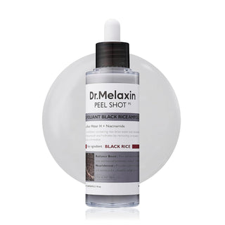 Dr. Melaxin Peel Shot Exfoliant Black Rice Ampoule - By Baano