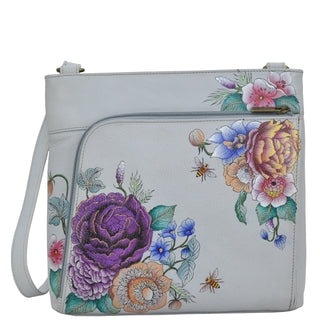 Crossbody With Front Zip Organizer - 651 - By Baano