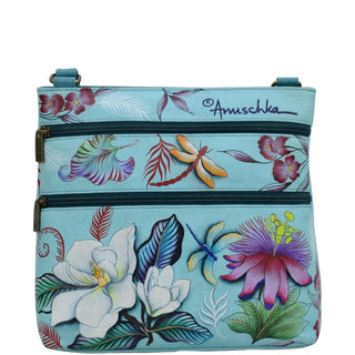 Crossbody With Front Zip Organizer - 651 - By Baano
