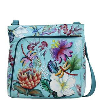 Crossbody With Front Zip Organizer - 651 - By Baano