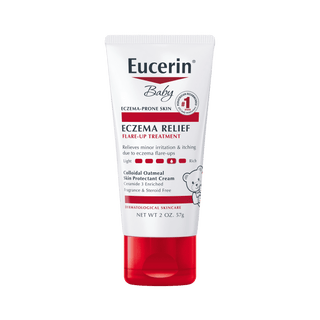 Eucerin Baby Eczema Relief Flare-Up Treatment, Baby Eczema Cream with Colloidal Oatmeal, 2 Oz Tube - By Baano