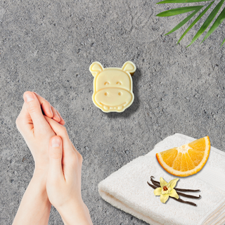 Hippo Head Shaped Lotion Bar - By Baano