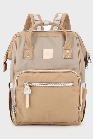 Himawari Waterproof Canvas Backpack With Side Pockets