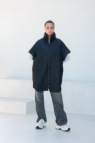 Bianca Relaxed Fit Embossed Vest