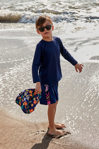 Navy Boys Shorts B2434 - By Baano