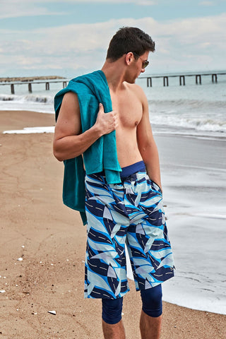 Petrol Green Beach Towel PH23-13402 - By Baano