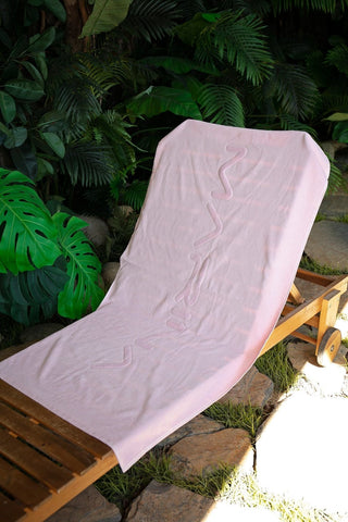 Powder Pink Beach Towel PH23-12158 - By Baano
