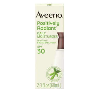 Aveeno Positively Radiant Daily Moisturizer With Broad Spectrum SPF 30 Sunscreen