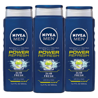 Nivea Men Power Refresh Body Wash 16.9 Oz
