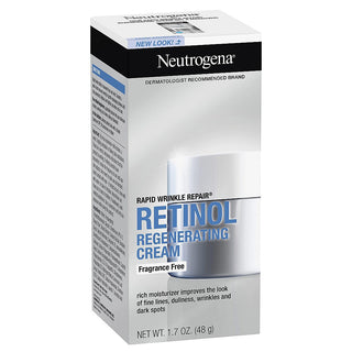 Neutrogena Rapid Wrinkle Repair Retinol Cream, Fragrance Free, 1.7 Oz