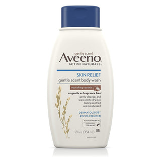 Aveeno Body Wash, Skin Relief, Gentle Scent, Nourishing Coconut 12 Oz